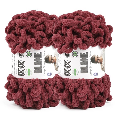 Rlane loop yarn dark red - rlane,
