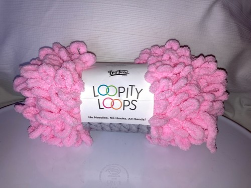 Pink 104 big twists loopity - pink,